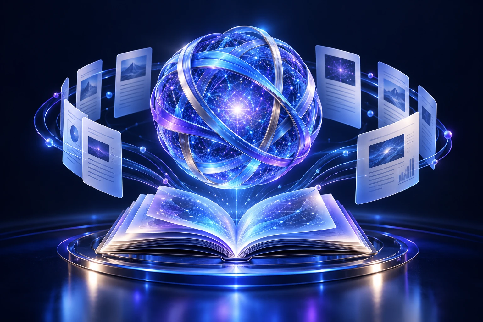 Conceptual illustration of ai development