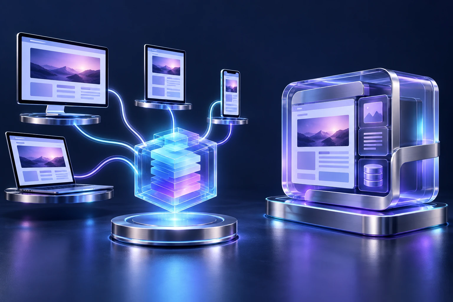 Conceptual illustration of cms choice