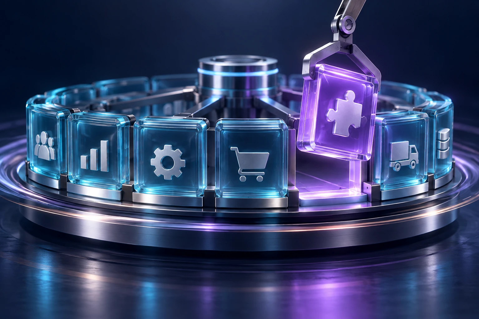 Conceptual illustration of erp continuity