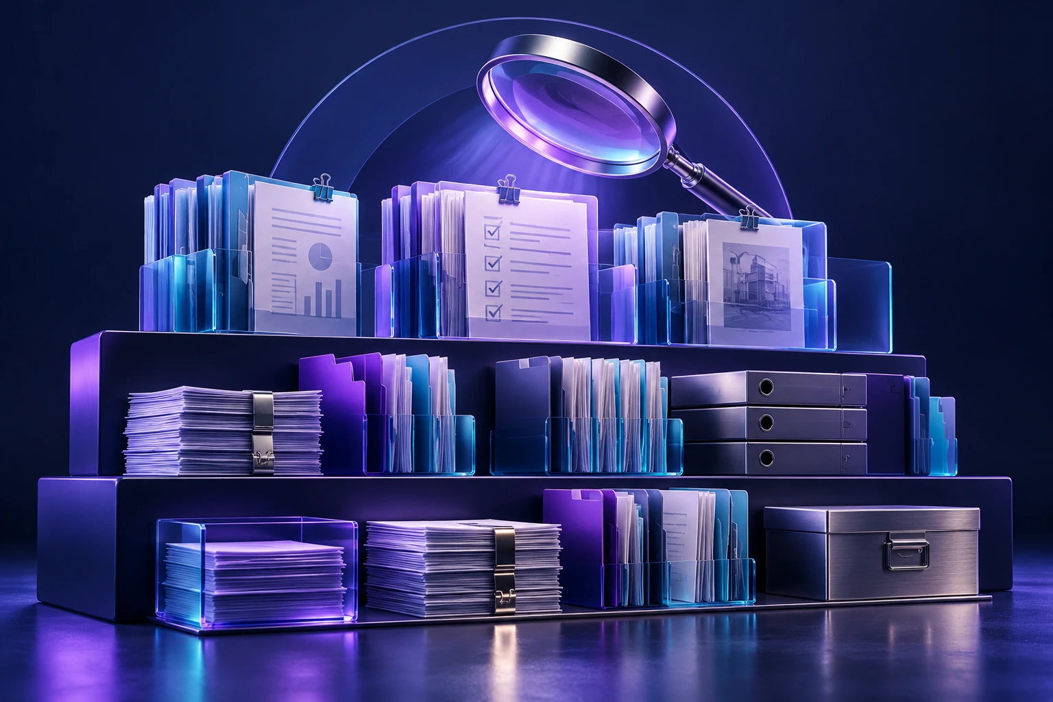Conceptual illustration of iso certification