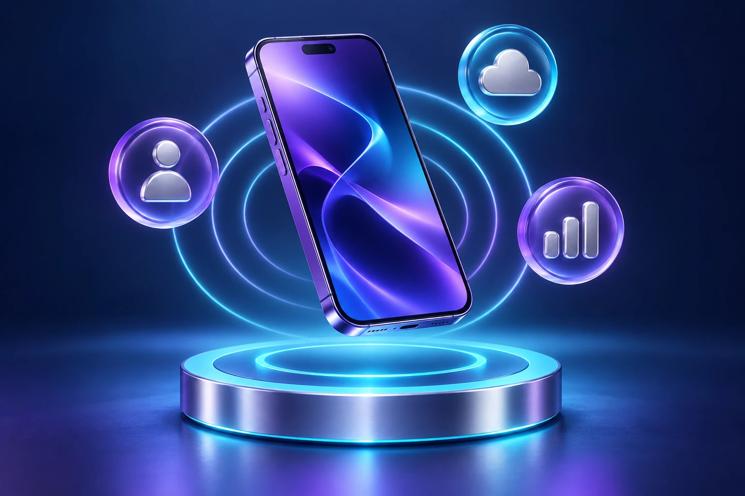 Conceptual illustration of mobile