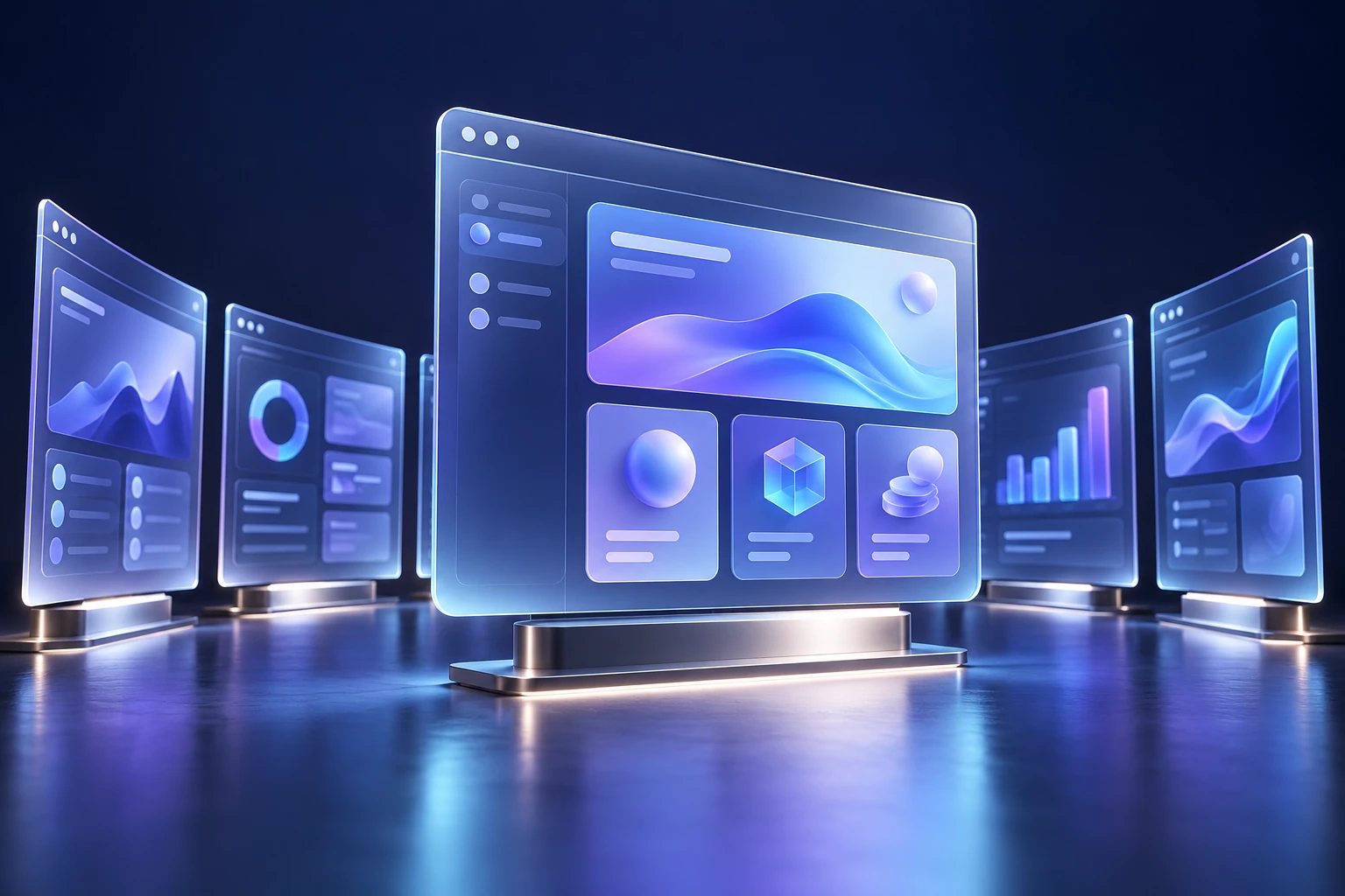 Conceptual illustration of web